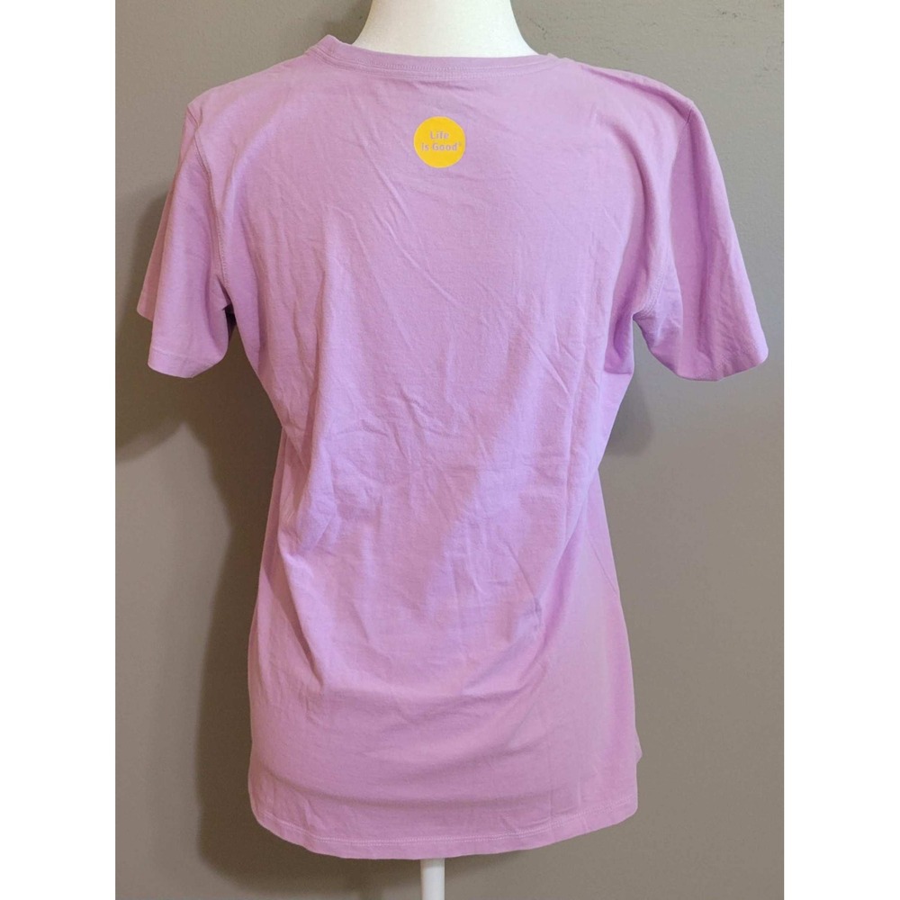 Life Is Good American Floral Heart Cotton Tee - Picture 2 of 7